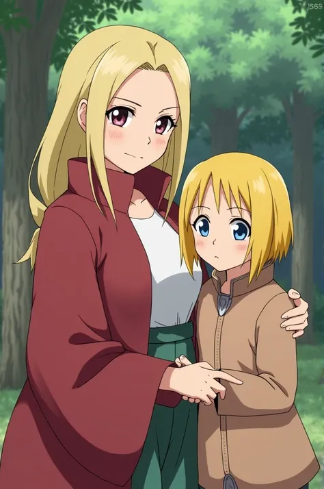 Tsunade and Naturo as mother and son

