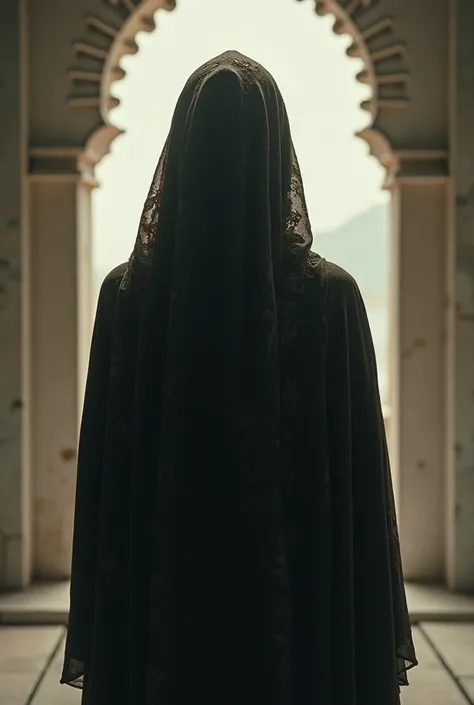 Adzkiya woman in hijab From behind