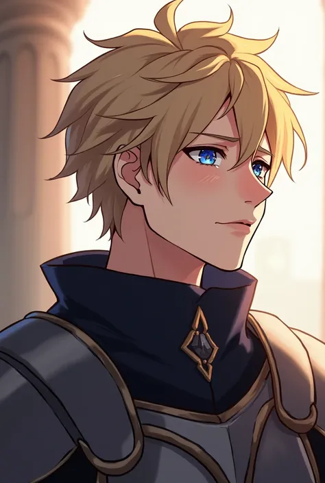  For me otome Of impressive height ,  Kael has ashy blonde hair that is usually slightly disheveled. his eyes,  in an intense blue , reflejan tanto determinación como una profunda sadness.  Her posture is regal ,  but her dress is often more relaxed than t...