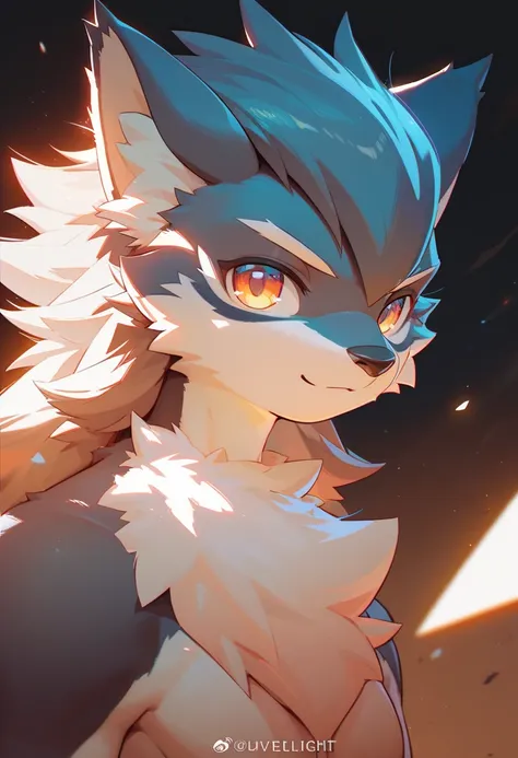 furry, cute face,  ambient light, ultra detailed fur, volumetric light,