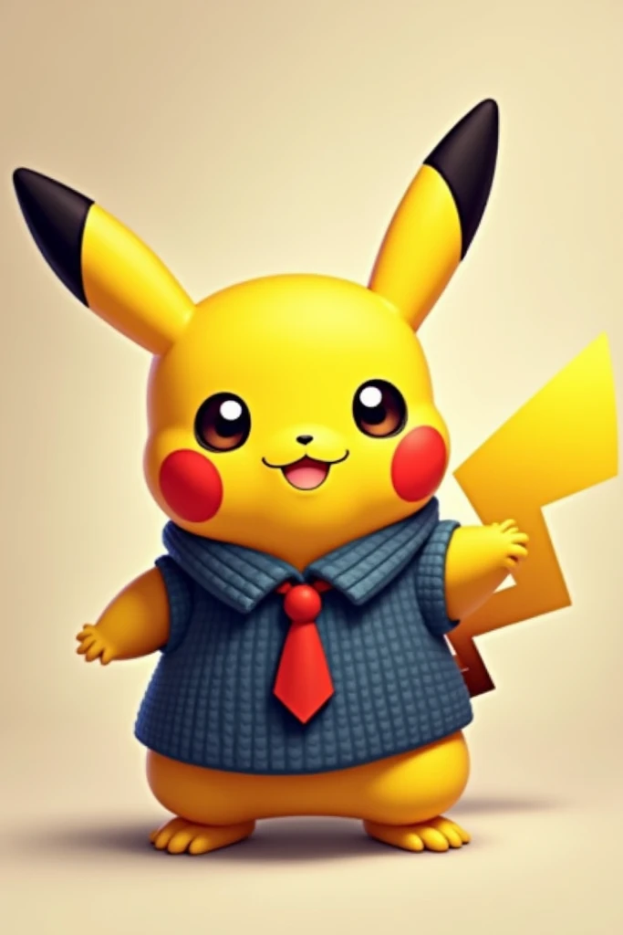 1. appearance:  Pikachu is a little ,  franchise, a yellow fluffy Pokémon .  He has a round head with big ones black eyes and long ears with black tips.  His cheeks are bright red , and they glow ,  when he uses his electrical abilities .

2. body:  Pikach...