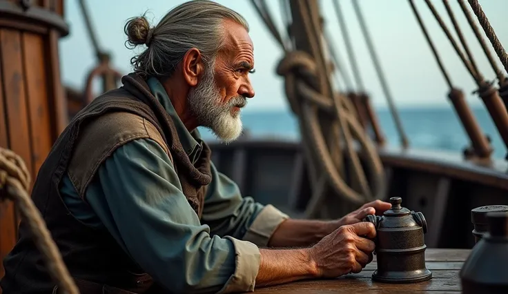 A  profile of SocratesJames Warren,  as usual , He was preparing his equipment on the deck of the ship