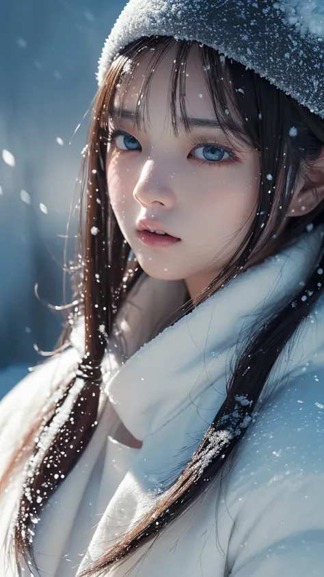 snowの降る中で着物を着た金髪の美人の女の子,  ( realistic :1.5), ( Details:1.5), ( High Quality :1.5), ( high definition :1.5), (Three-dimensional:1.5), ( cinematic lighting :1.5), ( Cinematic Shadow :1.5), ( insane shading:1.5), (snow:1.5),( glossy skin :1.4),