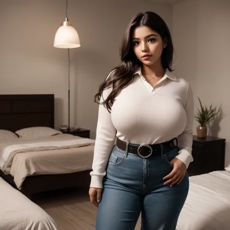 90s dark vintage Mexican film style, A cute nerdy petite short skinny super fat hips emo latina teen, short beautiful volumetric emo style hair, beautiful detailed brown eyes, cutely detailed lips, extremely cute detailed eyes and face, slightly busty, wid...