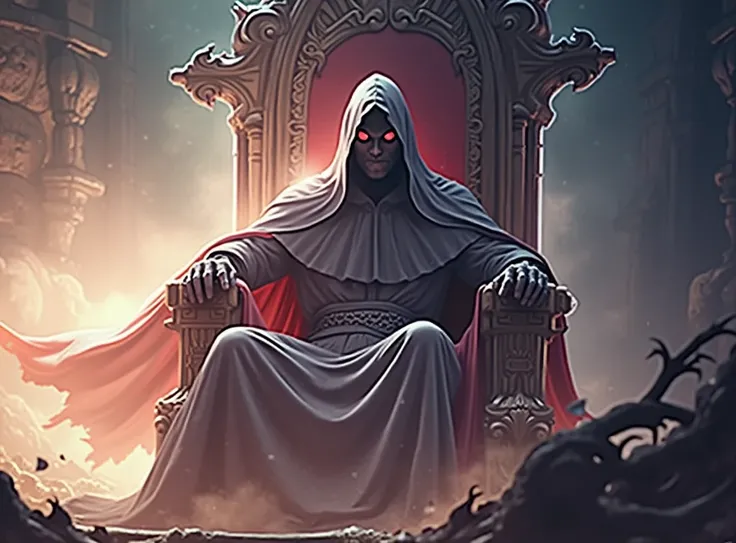 Like this character sitting on a dark throne