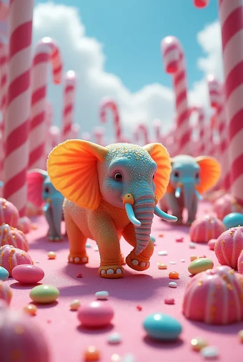 Elephant candies 