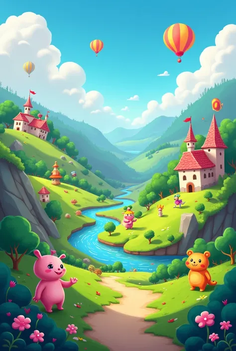 2d game background image,cartoon