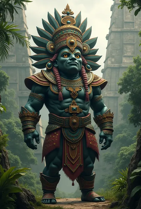 Mayan god , Look so real 