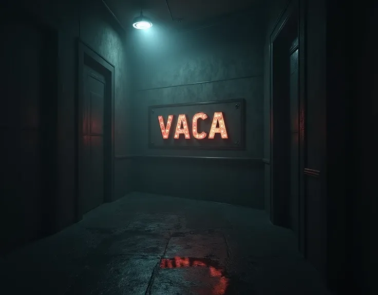  ULTRA REALISTIC 4K FULL HD ARTWORK A DARK SETTING WITH THE LOGO (Vacao )  BACKGROUND  