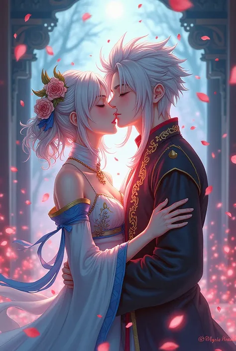 Yae miko and raiden ei kiss