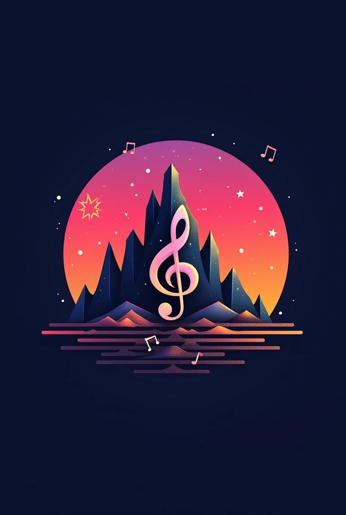 Make a logo about musical genres 