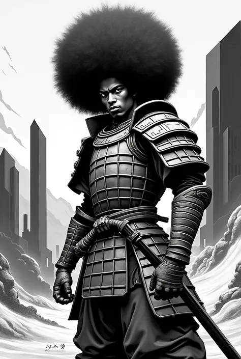 Afro Samurai,mcbess style,