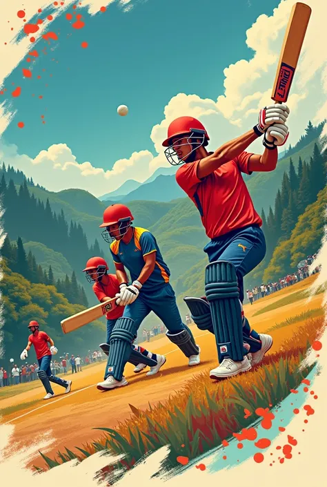 Thuruk Khola Hariyarchor Cricket Primier League 
Typing Poster