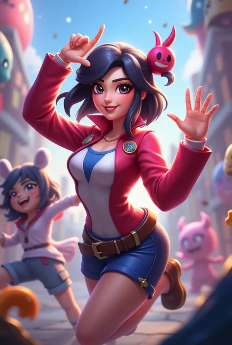 Joy de Mobile legends: Bang bang diciendo "hola Dynastys"