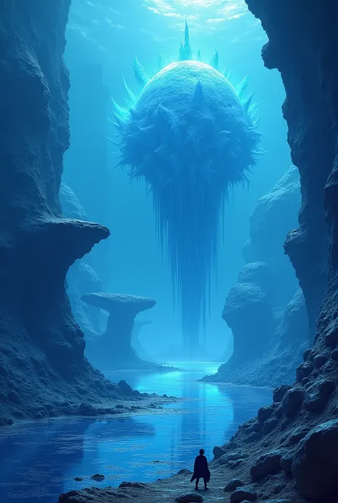 Strange blue world