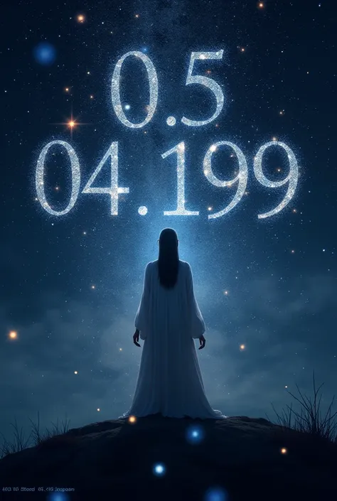 0.5.04.1989 birth day numbers into sky full of stars 