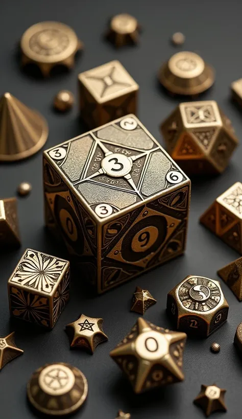  The data are small polyhedra engraved with certain instructions.  The most classic die is the cube  ( six faces ),  engraved with numbers from one to six . . There are also two-sided data  ( represented by coins ), Three Faces ( just like a classic six-si...