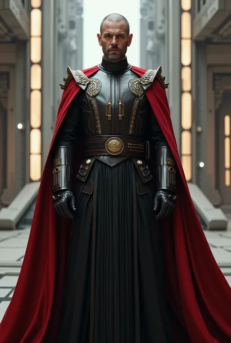 star wars republic emperor dressed as a commander