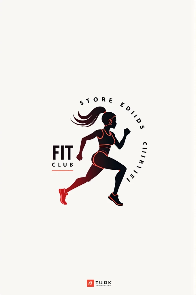  Im setting up a sportswear store, I want a logo like for her , com o nome fit club