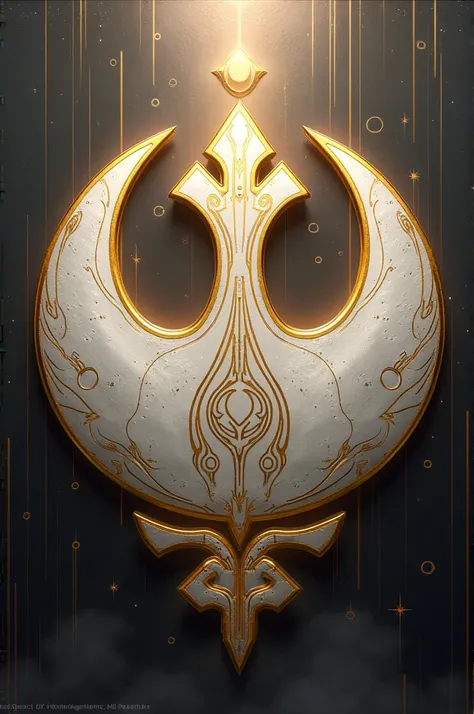 star wars White and Gold family mark