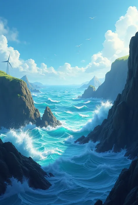 Can you give me animated images of tidal energy