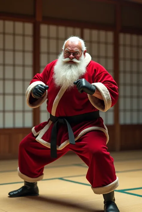 Santa Claus judoka
