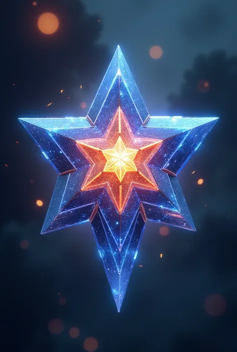 A gem with a star in the middle and in the middle of the star has words that say StarSanzer 