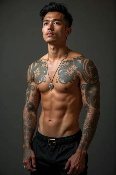  Homme asiatique 25 ans, grand, beau, bonne musculature avec quelque tatouage. Qui as une auras de chanteurs 