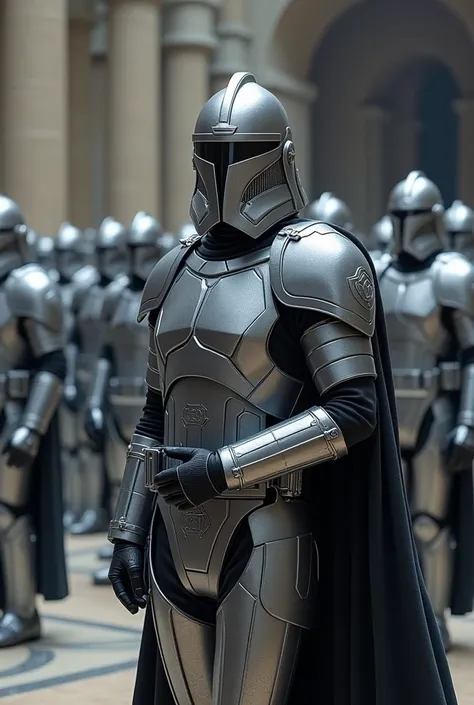 star wars emperors high guard dressed in silver