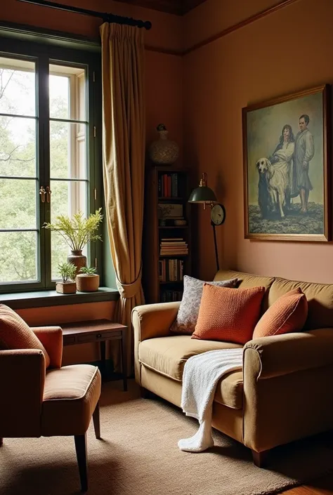 A photo of a cozy corner of a room ,  with furniture arranged in a way that feels intimate and collected.