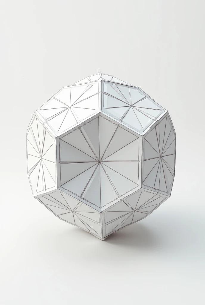 The horizontal cut of an icosahedron