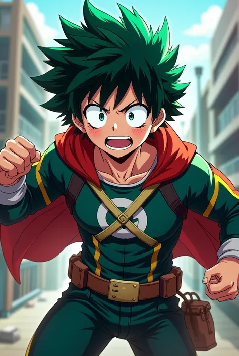 Make an image of Izuku Midoriya from My Hero Academia 