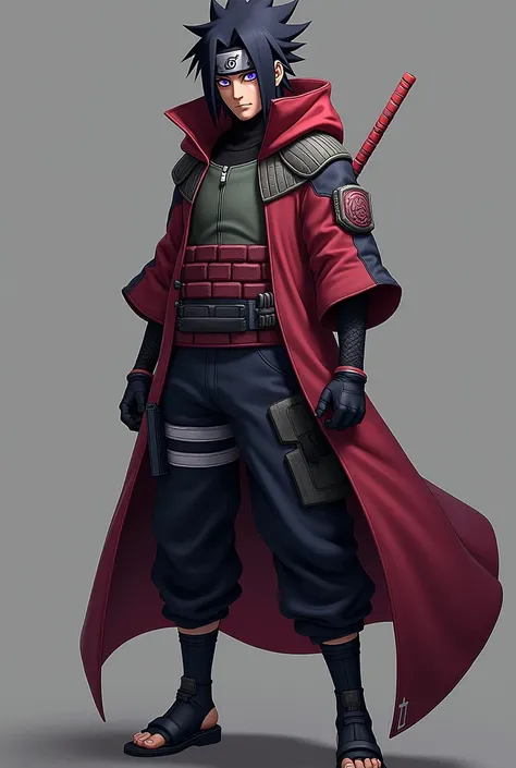 **"Create a high-quality, detailed image of Madara Uchiha from Naruto, wearing a Free Fire bundle outfit. The character should be depicted with his fierce and powerful expression, embodying both the legendary strength of Madara and the tactical, stylish lo...