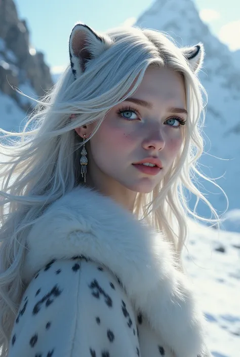 Snow leopard girl 