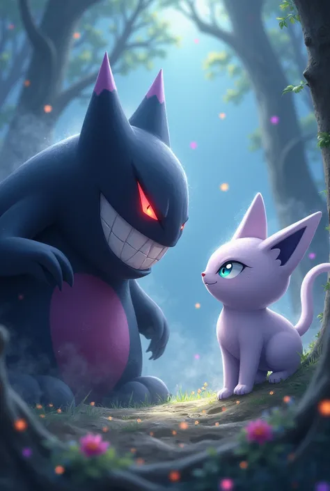 Gengar and mew