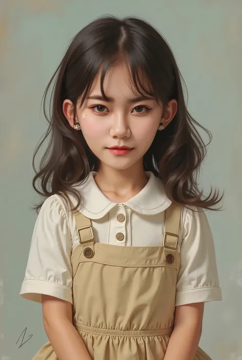 Realistic, masterpiece, cute girl, same clothes