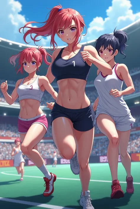 Hot female anime athletes
