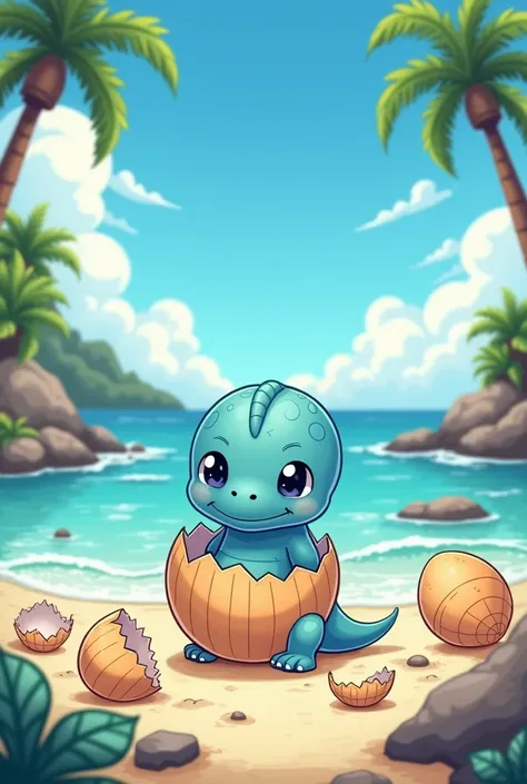 Chibi cartoon
Blue Nessie Doll
HATCHING FROM DINOSAUR EGGS
Live by the beautiful sea
Japanese Anime Picture Style