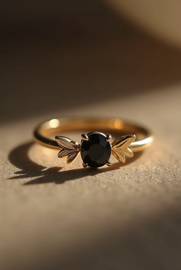  I can describe a simple design for you :

 Imagine a single gold ring ,  with a small dark diamond or gem in the center ,  representing the date of November  ( as a symbol of the darkness of the month ). On the sides,  a pair of delicate soft shapes , lik...