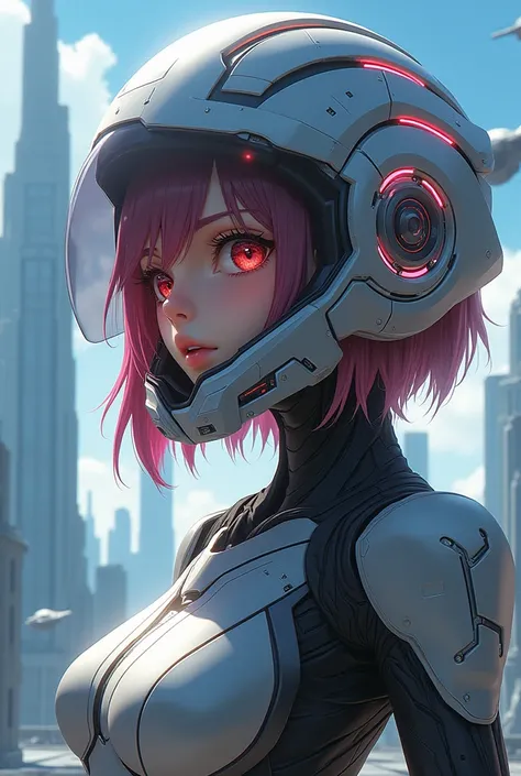 Anime Cyber Girl Helmet 