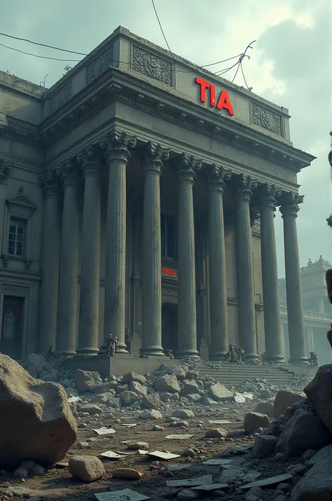 The Image of the Bank has collapsed with logo of TIA