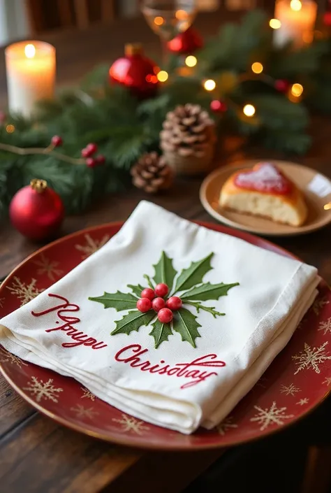 Christmas cloth napkins