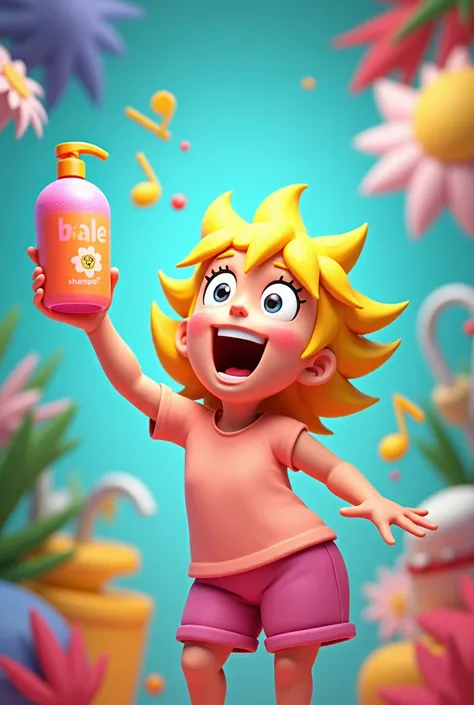  Cartoon Shampoo by the blonde singing 