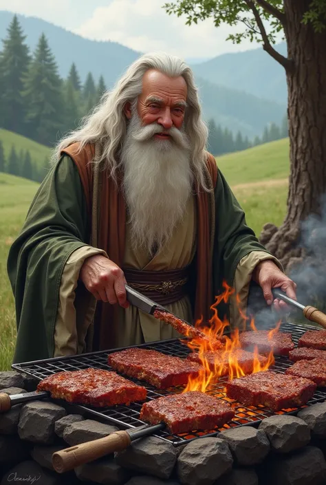 Gandalft con costillAs bbq