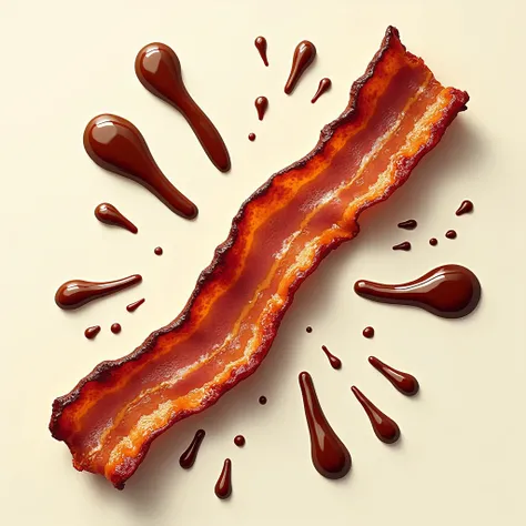 bacon lictenstein image brown sauce