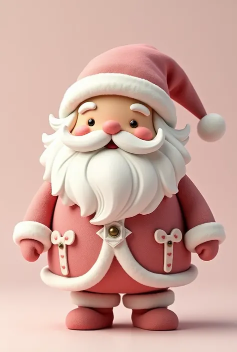 A cute Santa Claus that I used the color old pink instead of red that are printable and cut-out