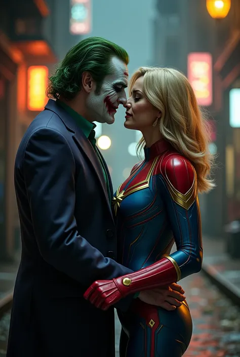 Joker to be able to kiss capitan marvel