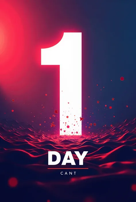 1 days to go poster