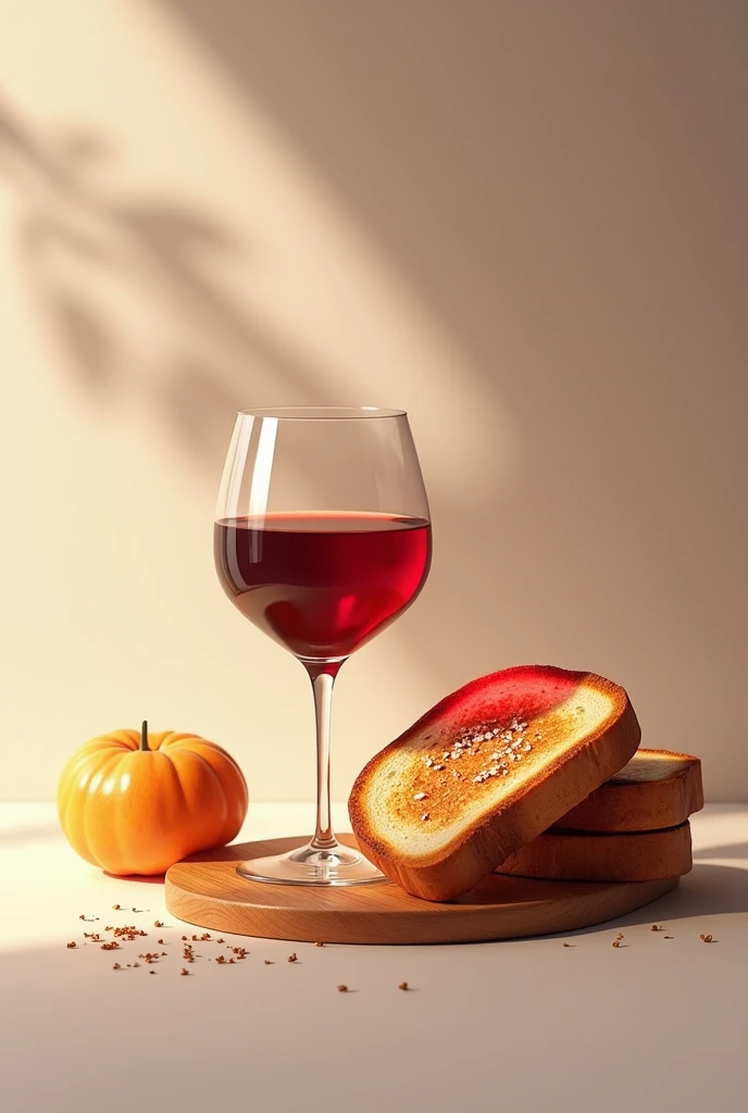 Toast with wine