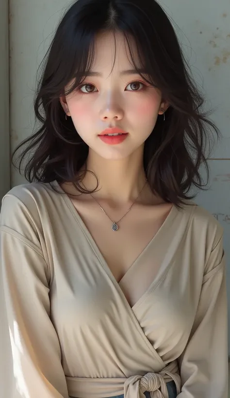 South Korean woman in regular dress